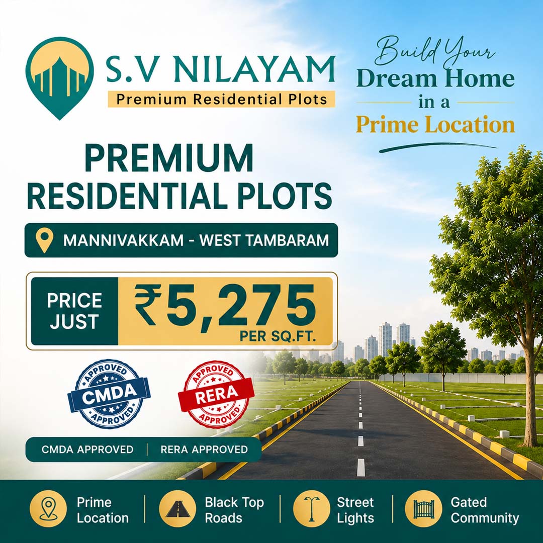 Premium Residential Plots in Mannivakkam, Chennai