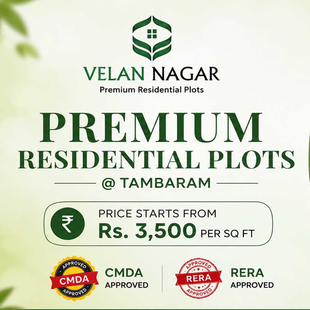 Premium Residential Plots in West Tambaram, Chennai